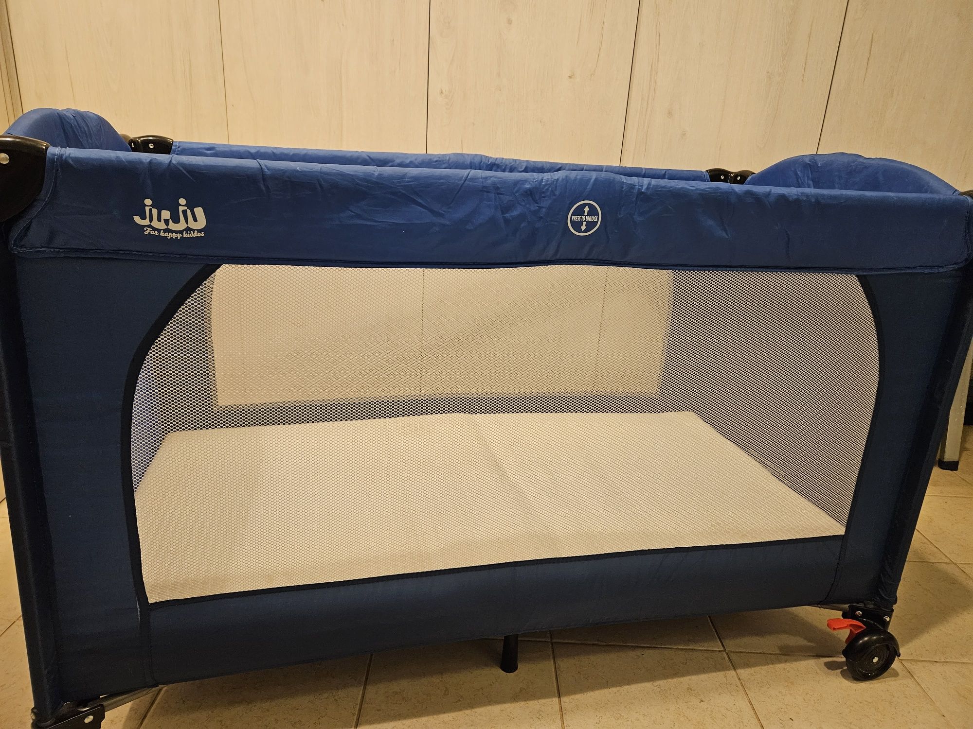 Patut pliant voiaj pentru bebelusi si copii (optional saltea 120x60)
