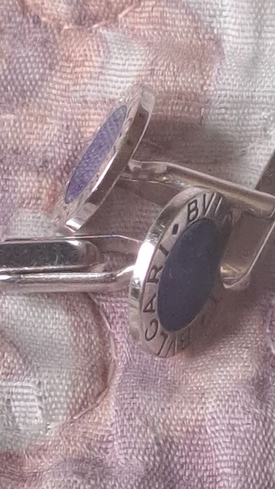 Продам итальянские запонки "bvlgari"