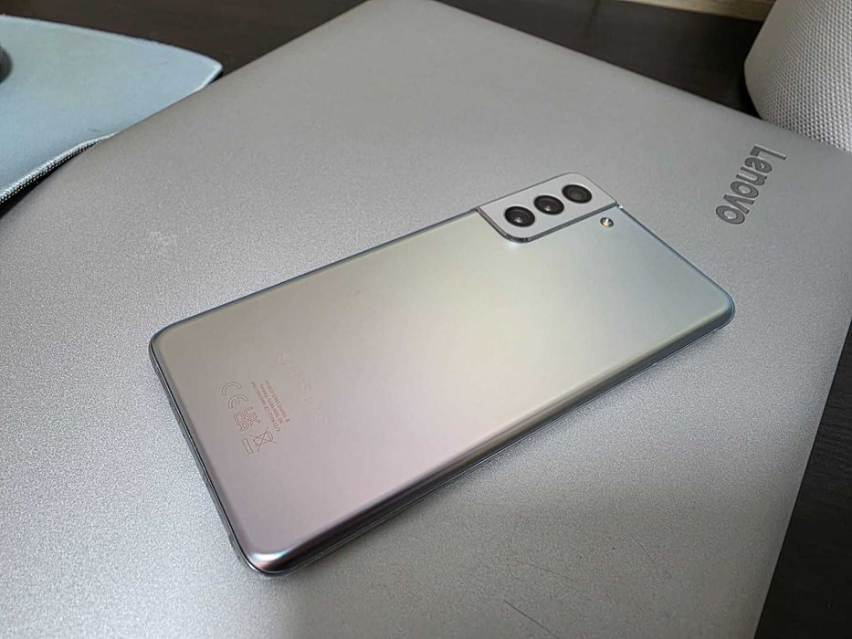Samsung Galaxy S21 Plus, culoare Silver, utilizat stare impecabila