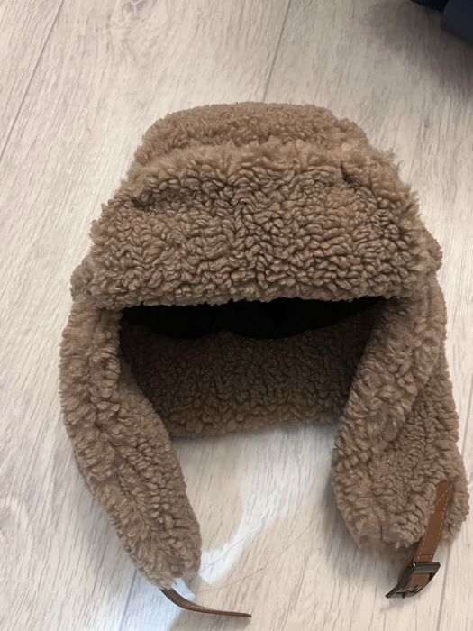 Шапка ушанка коричневая