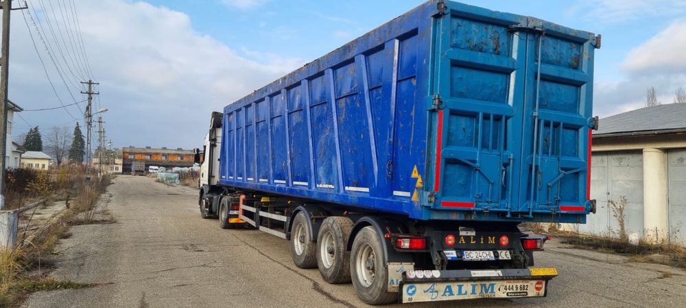 Scania + semiremorca fier 70m3