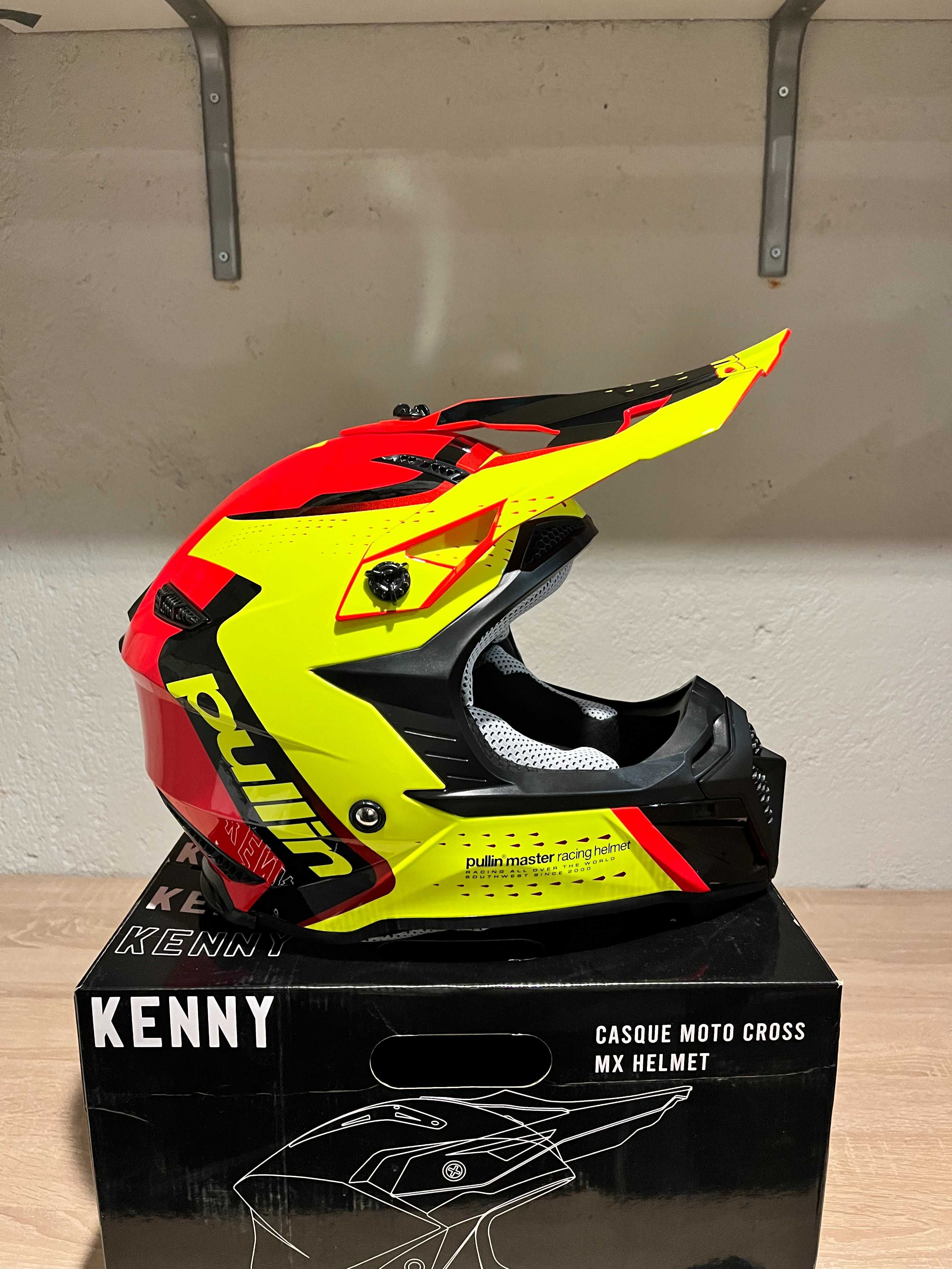 Casca moto cross enduro KENNY / PULL-IN noua M