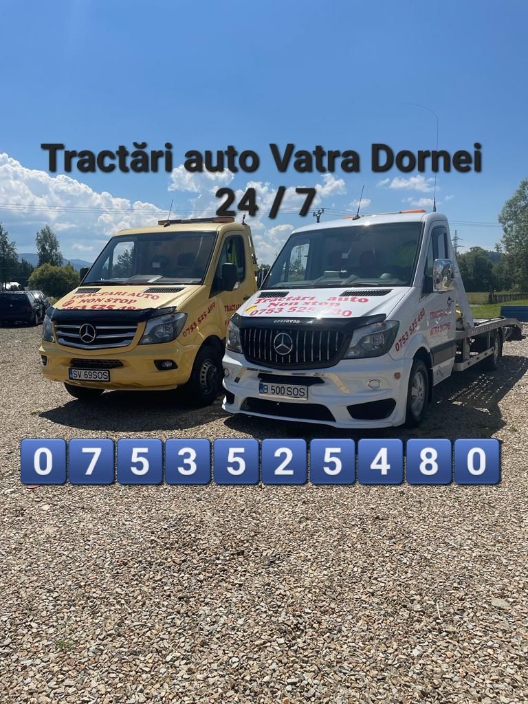 Tractari auto Non Stop Vatra Dornei 24/24