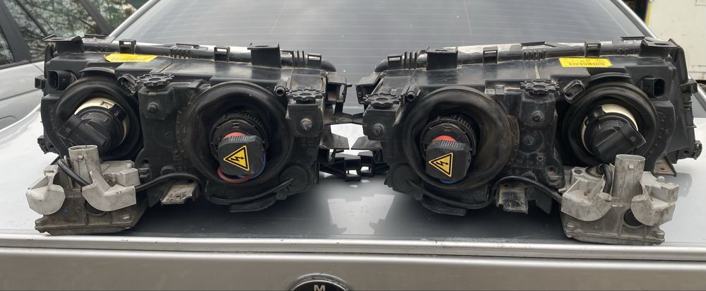 Фарове с лупи и ксенон за Бмв Е46 купе преди фейс