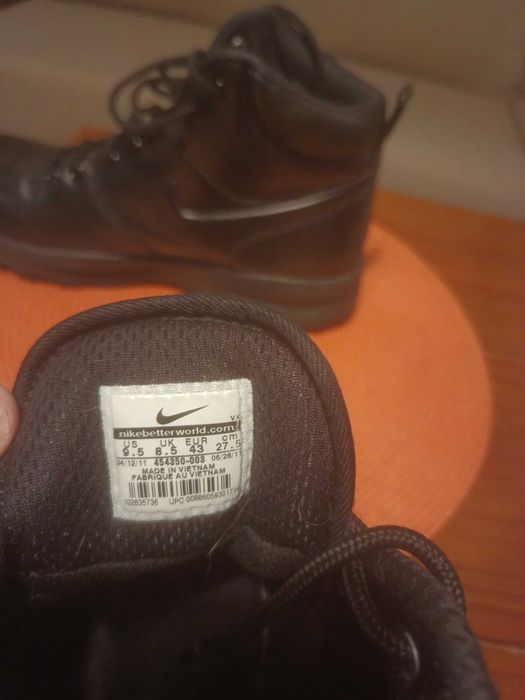 Мъжки туристически обувки от Nike Manoa Leather, естествена кожа, №43