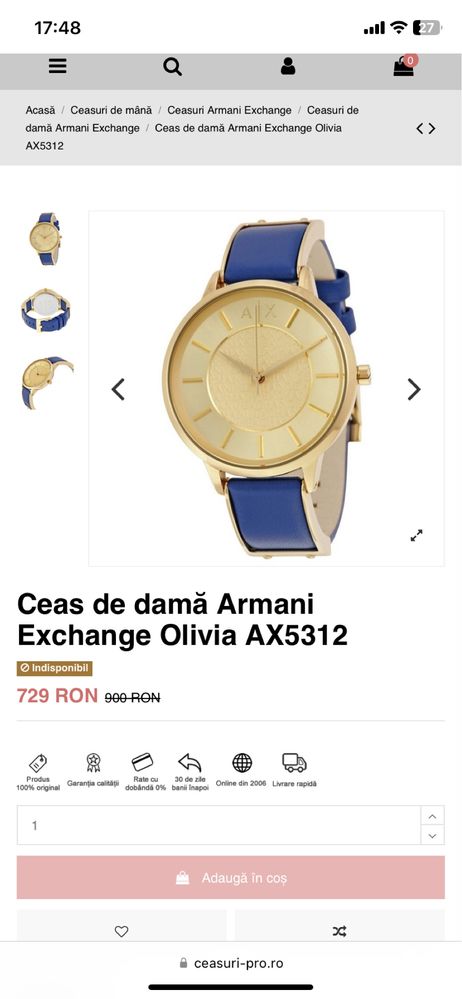 Ceas Armani Exchange AX5312