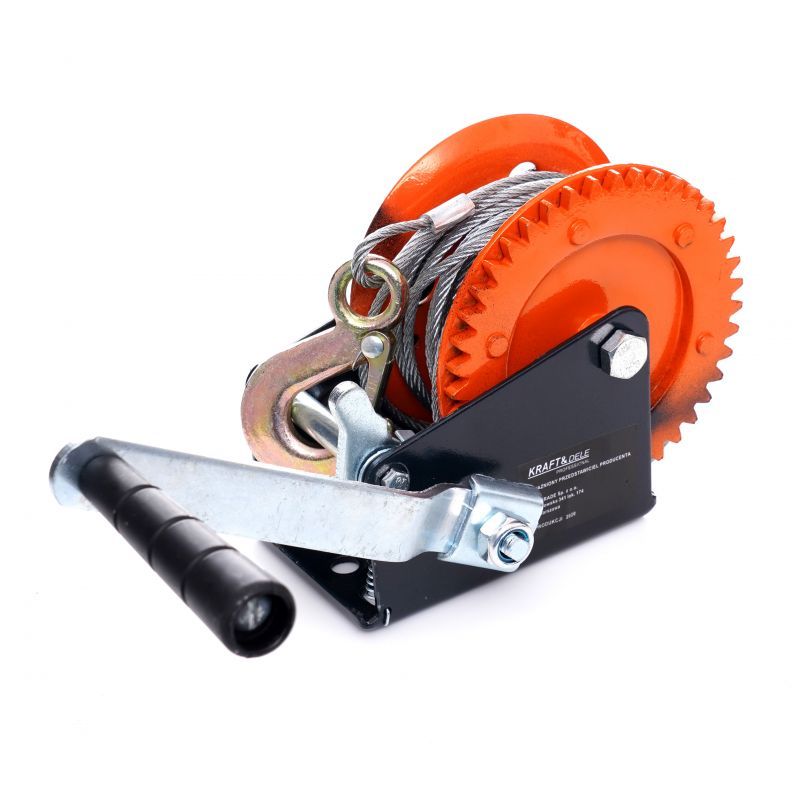Troliu manual cu cablu 1580 kg , Kraft&Dele KD1313