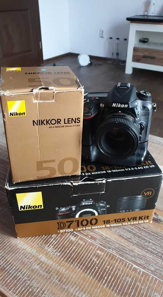 Nikon D7100 + 1.8G 50mm 15.000 Cadre + Trepied +Geanta