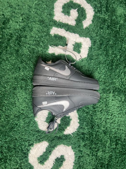 Nike Air Force 1 love OFF WHITE grey noi cu cutie 43