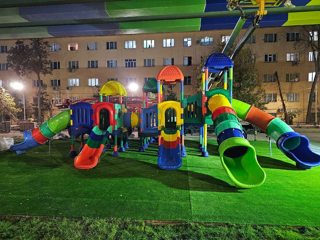 Детские площадки / Детские игровые комплексы от JAMBO [Model-27]