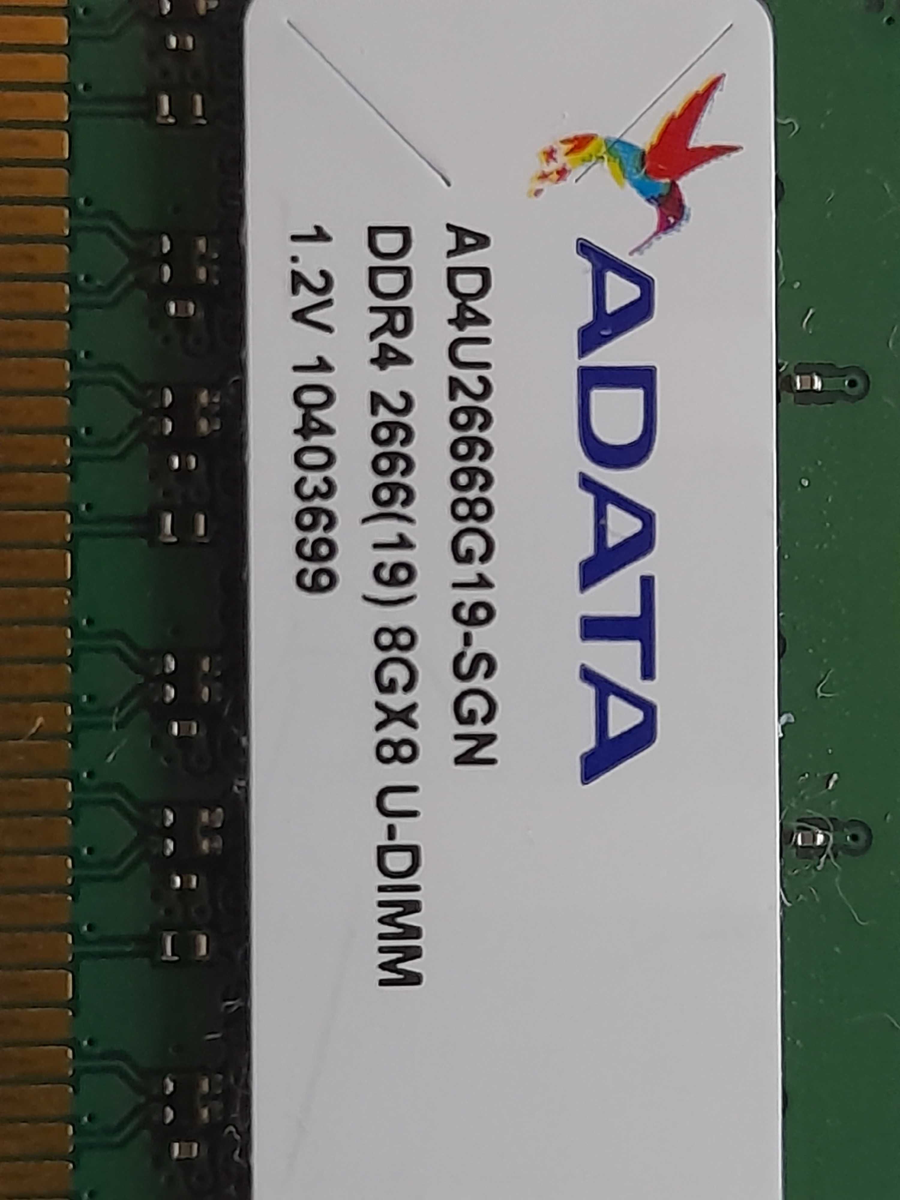 Kit emorie PC ADATA 16 GB (2 x 8 GB) DDR4 2666MHz, CL19