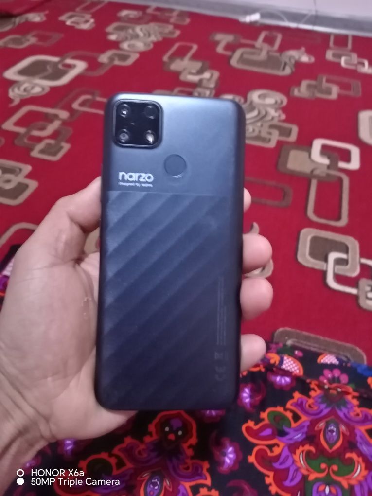 Realme narzo 30 A hotira 32 B v  barter varyanti ham bor