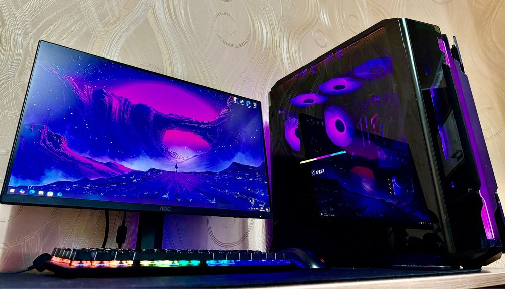 Мощный Игровой Компьютер RTX3060TI с Монитором 180 герц ВЕСЬ КОМПЛЕКТ