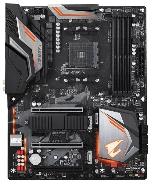 Материнская плата GIGABYTE X470 Aorus Ultra Gaming.  Возможен обмен