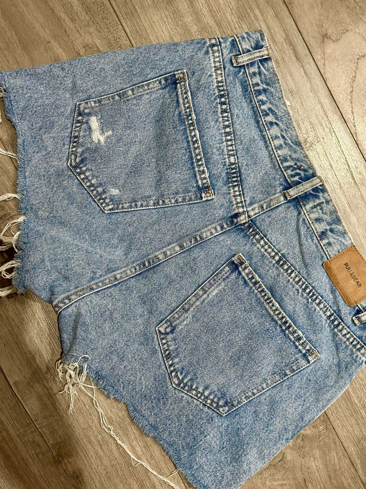 Дънкови къси панталони Pull&Bear