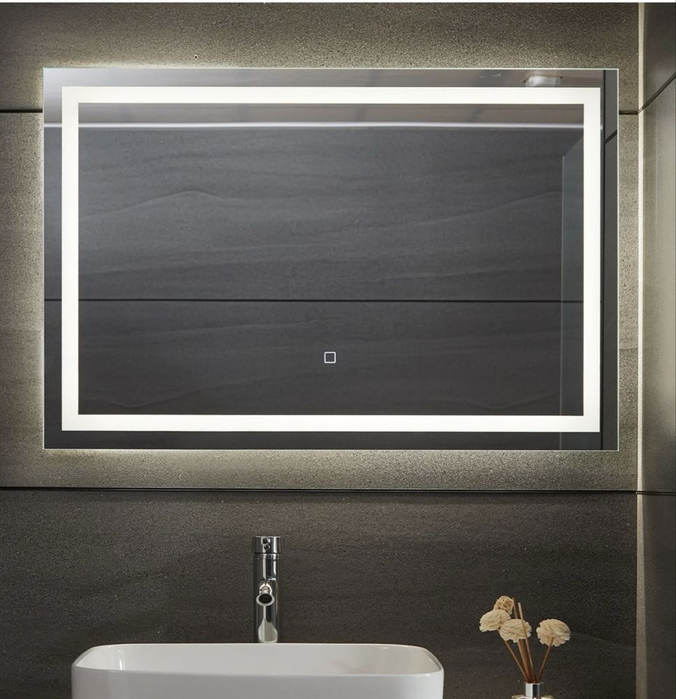 Aquamarin® LED огледало за баня - 90 x 60 см