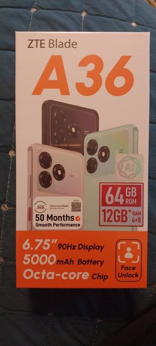 Продам ZTE Blade A36, новый