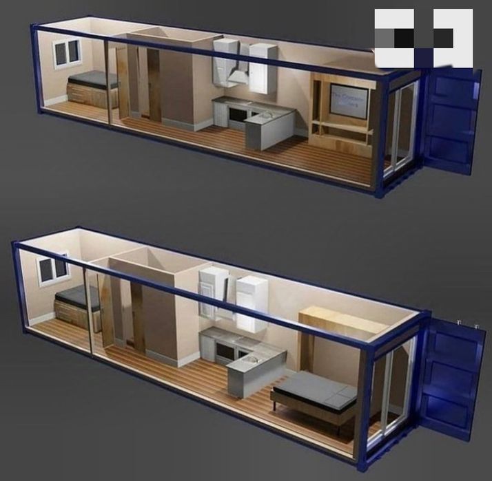 Утепленный контейнер Жилой контейнер Бутка Офис