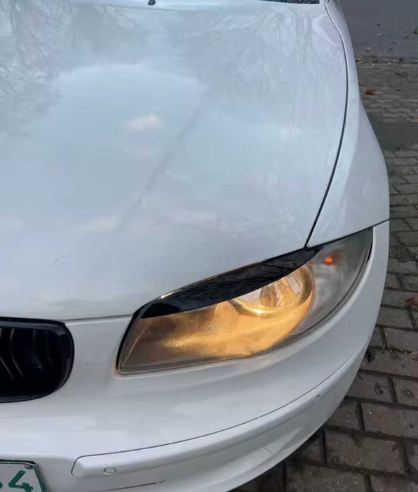 Вежди за фаровете за БМВ BMW E87 E81 E82 E88 пиано лак черни