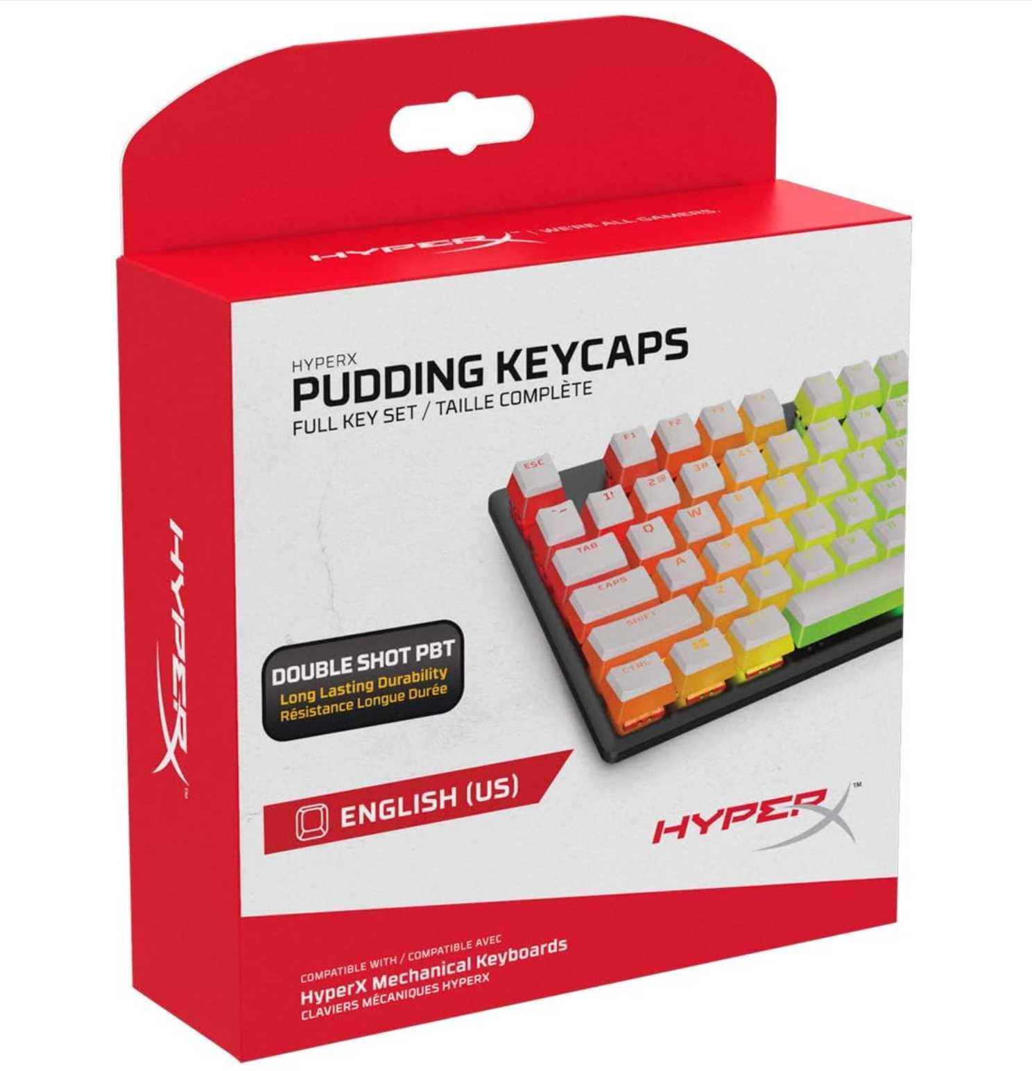 Набор колпачков на клавиатуру HyperX PBT Keycaps English