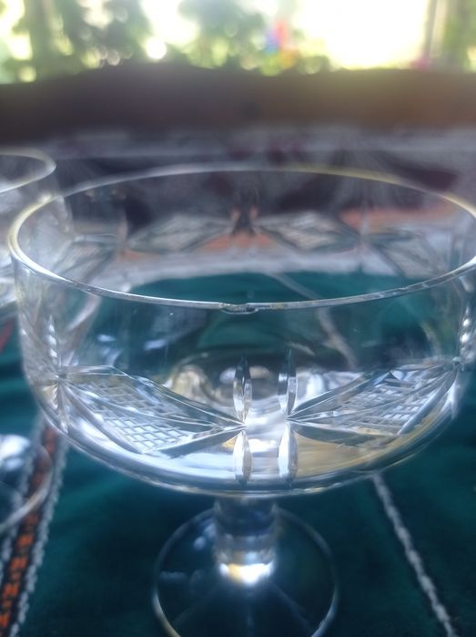 Кристални чаши оловен кристал
