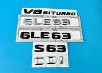 Mercedes надпис емблема, букви, багажник, GLE63, ГЛЕ63 мерцедес