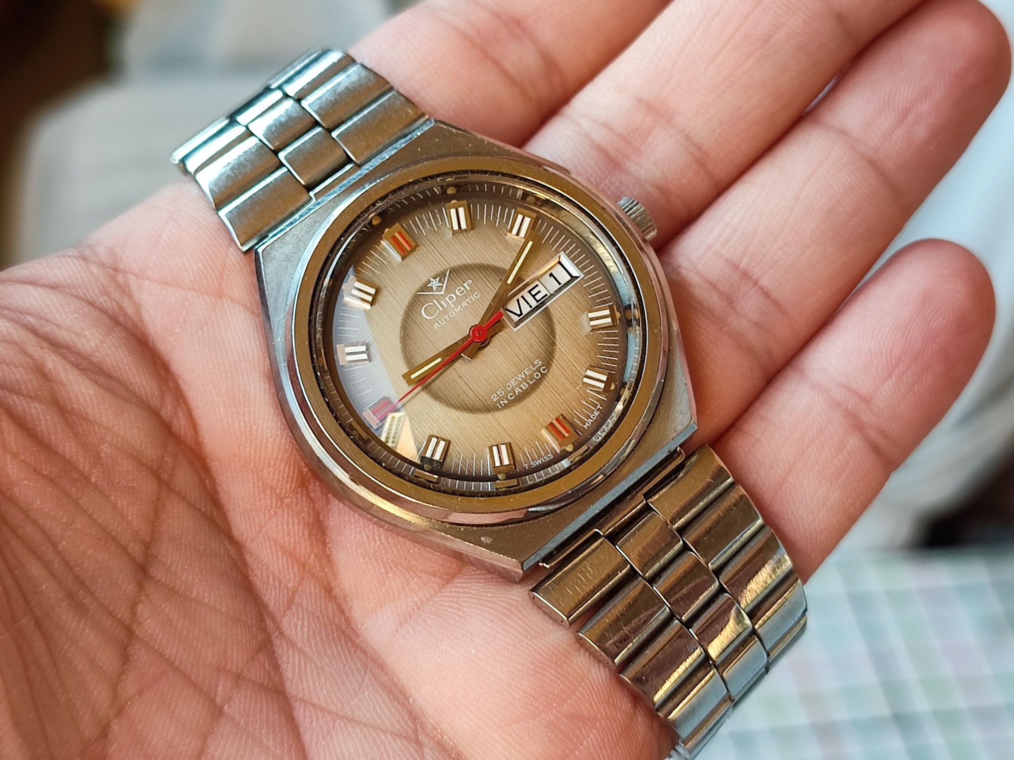 Cliper часовник винтидж vintage