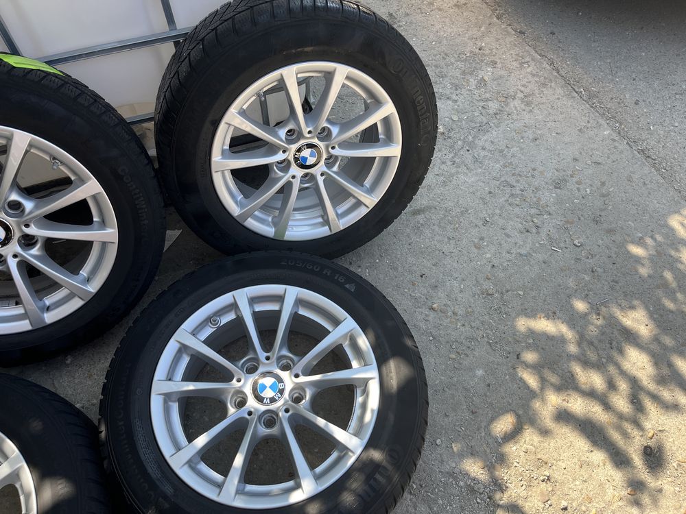 Jante aliaj bmw seria3,    cu cauciucuri m+s iarna 205.60.16