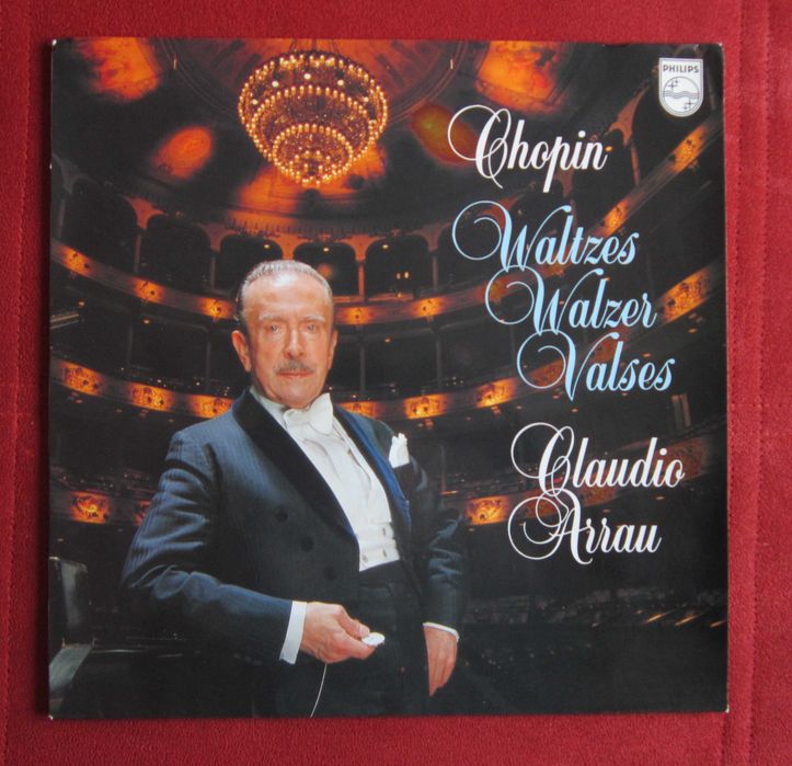 rar vinil Chopin pian Claudio Arrau ‎-Waltzes Walzer Valses impecabil