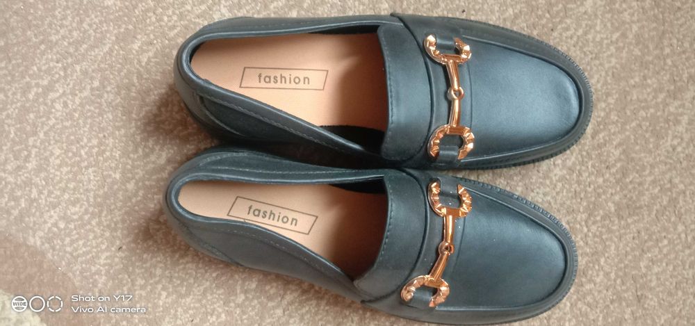 Новые черные балетки для школы 36 размера