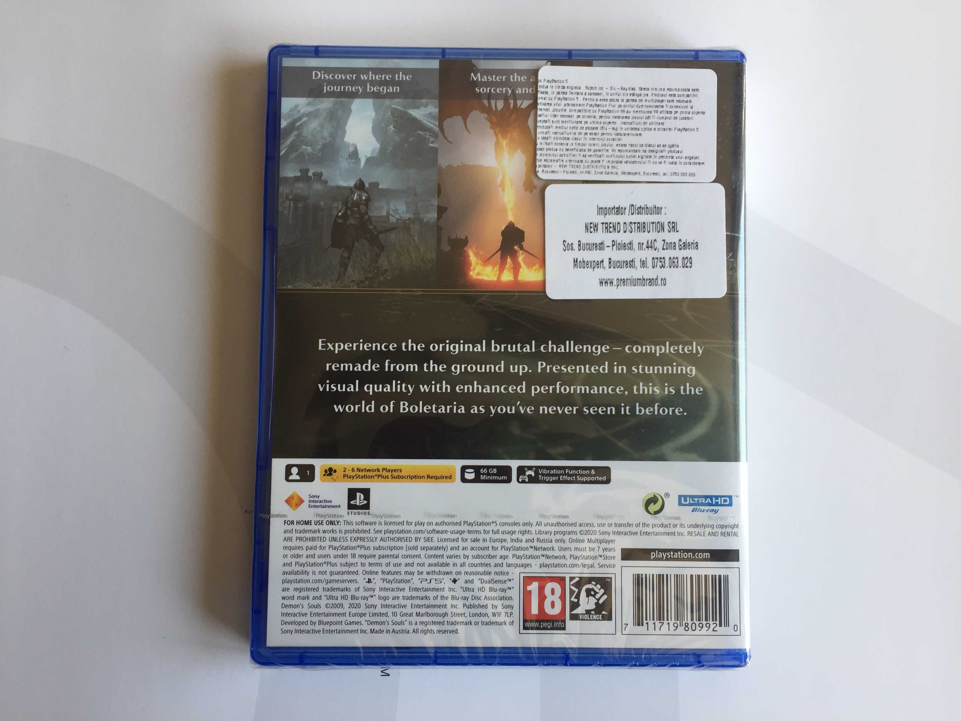 Demon's Souls Joc BluRay Pentru PS5 PlayStation 5 Nou Original Sigilat