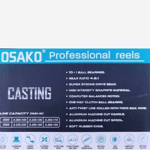 Риболов! Макара Osako Casting 4500 НОВО!