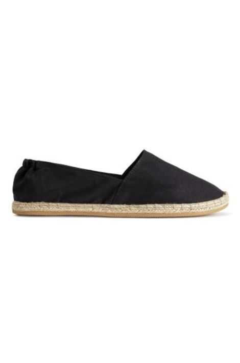 Espadrile negre H&M