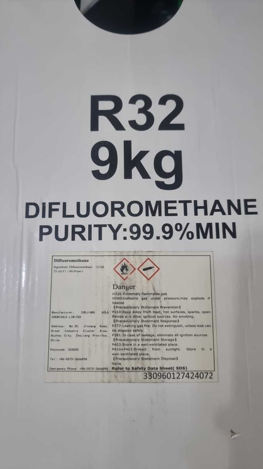 Фреон R404, R410, R32, R134, R407c, R290