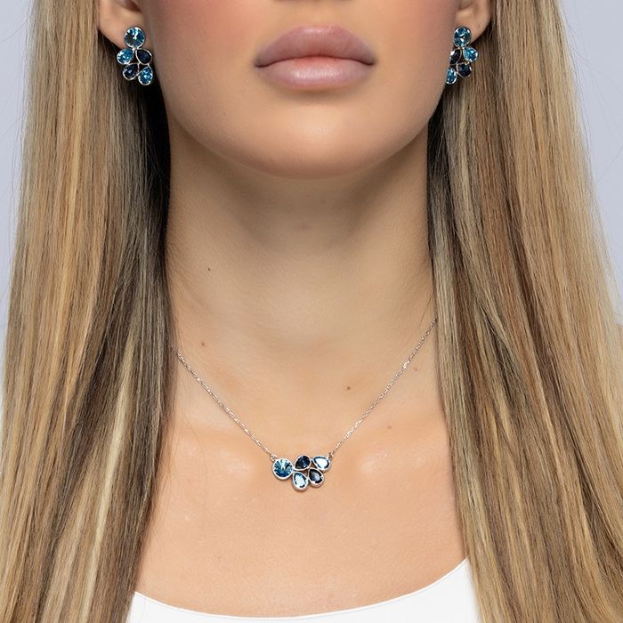 Swan сребърно колие