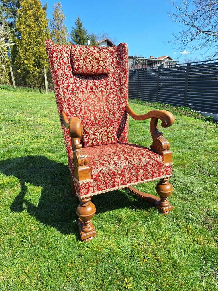 Антично Викторианско кресло