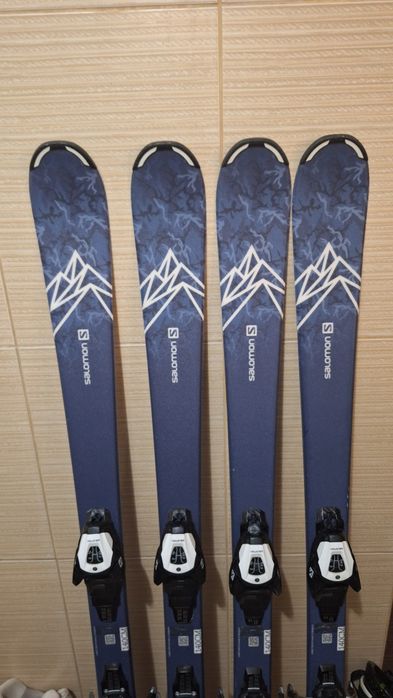 Set schiuri 140cm salomon-clapari ski copii