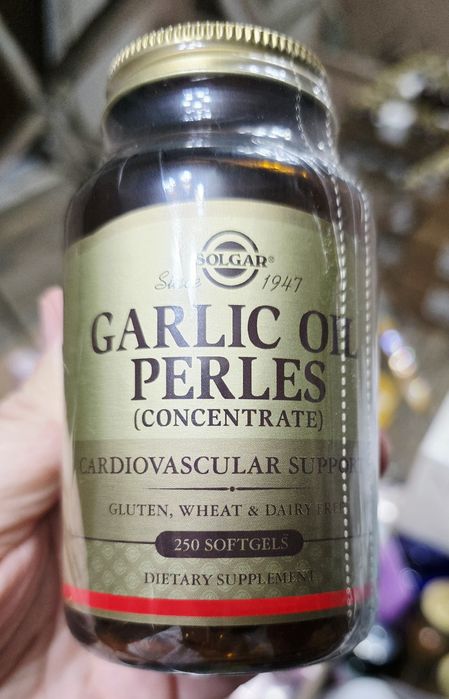 ДОСТАВКИ НЕТ Solgar масло чеснока Garlic oil 250шт Made USA
