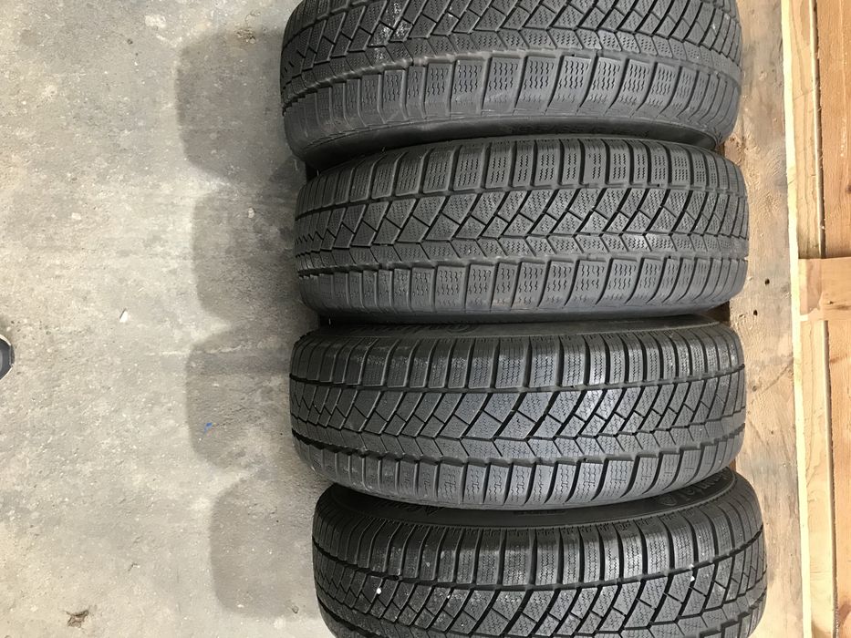 Set jante tabla BMW cu anvelope de iarna 195 65 16