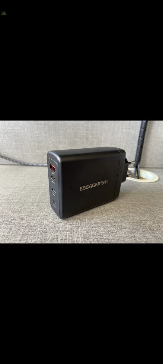 Зарядно Essager 120W  USB 1 type C 3