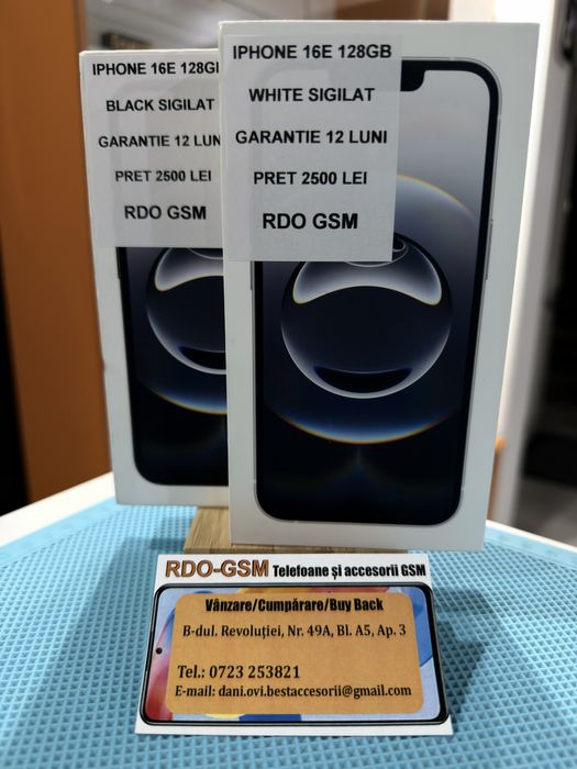 Iphone 16E 128gb Sigilat/Garantie/Black