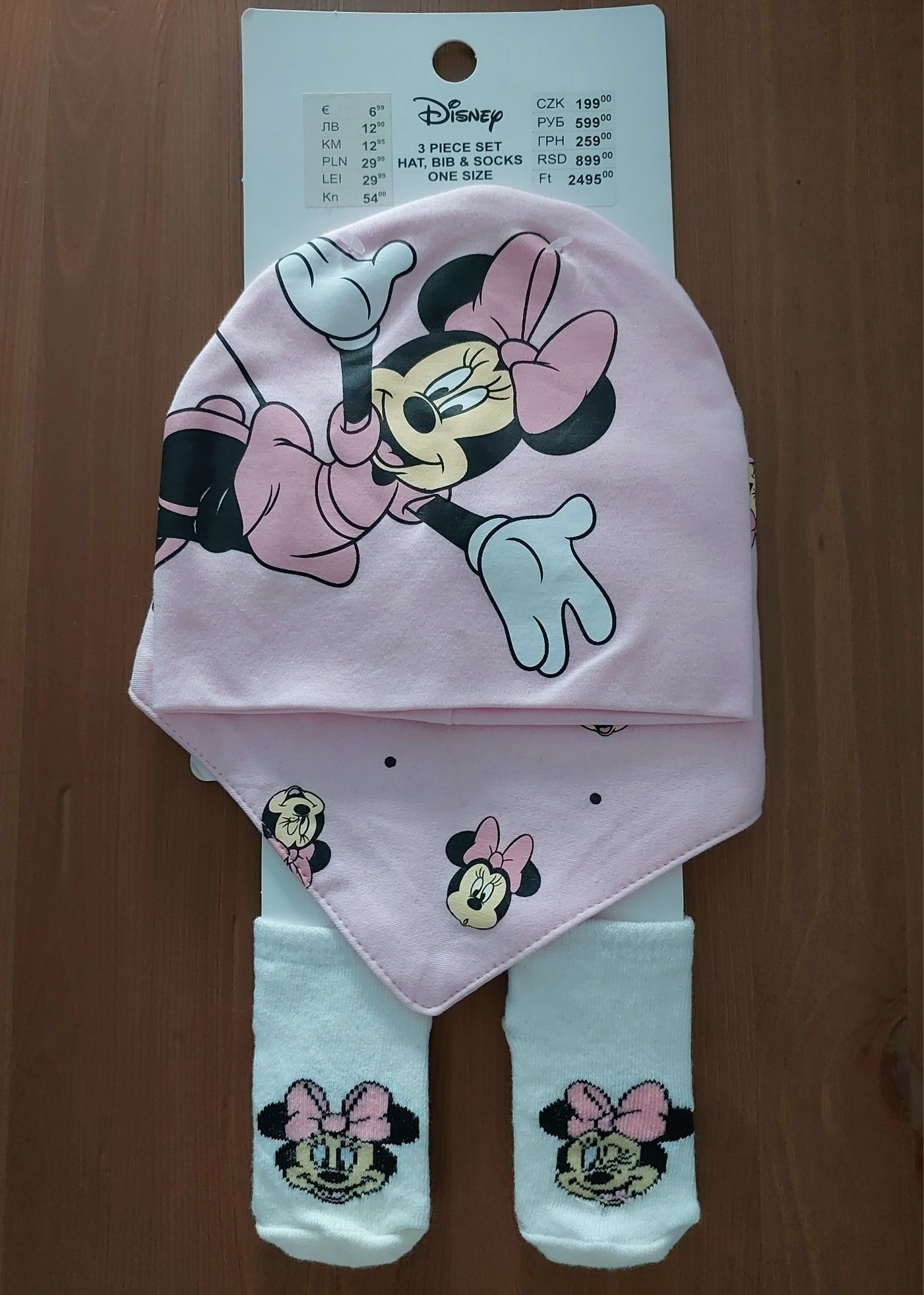 Set 3 piese bebelusi Disney Minnie