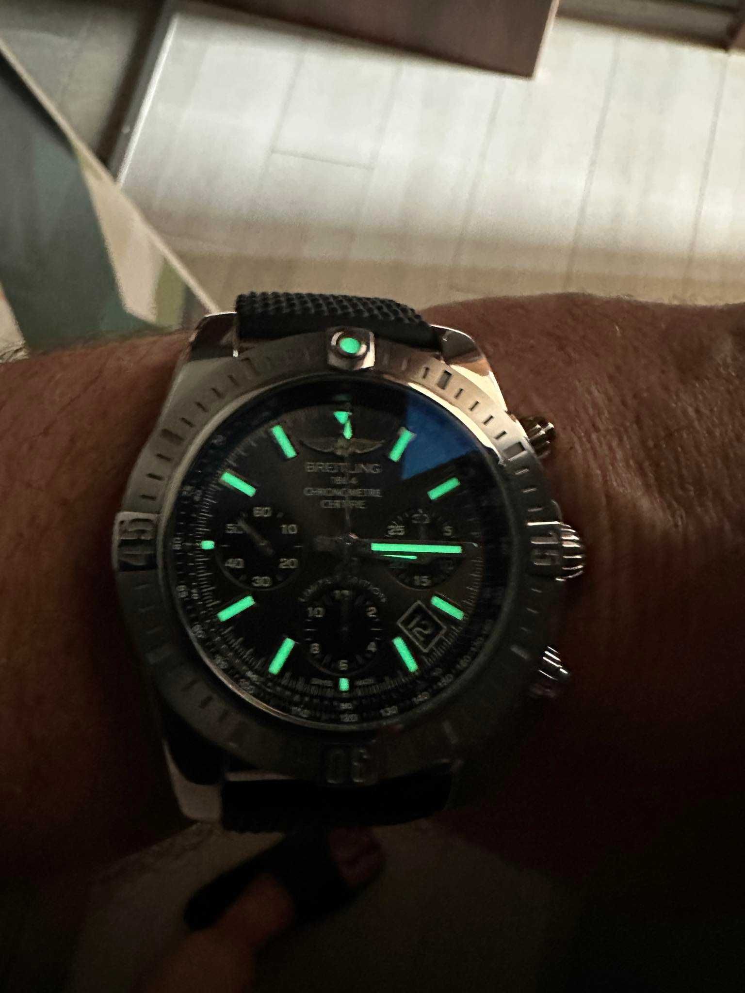 Breitling Chronomat 44 AB01151A/F577/-мамалена цена