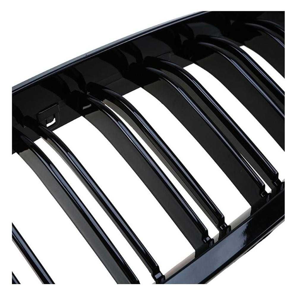 Двойни бъбреци решетки, BMW F10, F11 М5 тип, след 2010 г., черен гланц