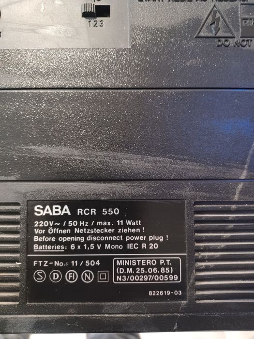SABA RCR 550 Работещ
