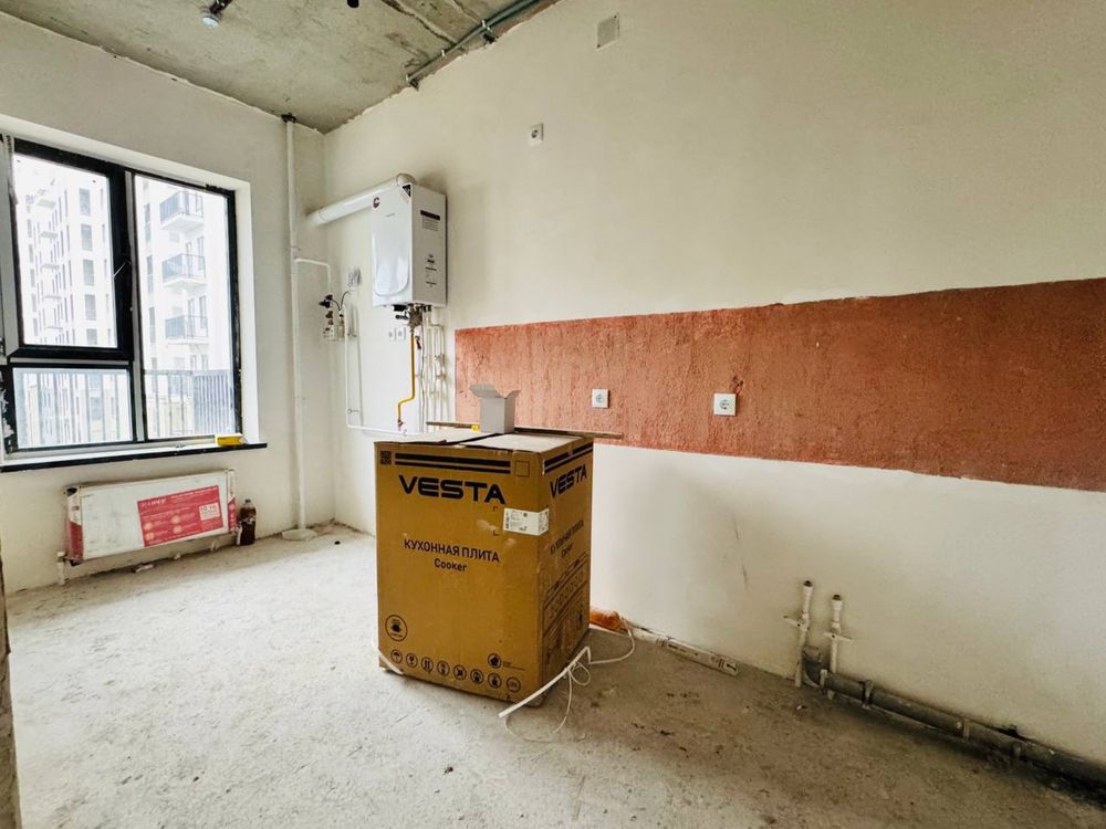 Продажа 1 комнатной квартиры, коробка в ЖК УзМакон