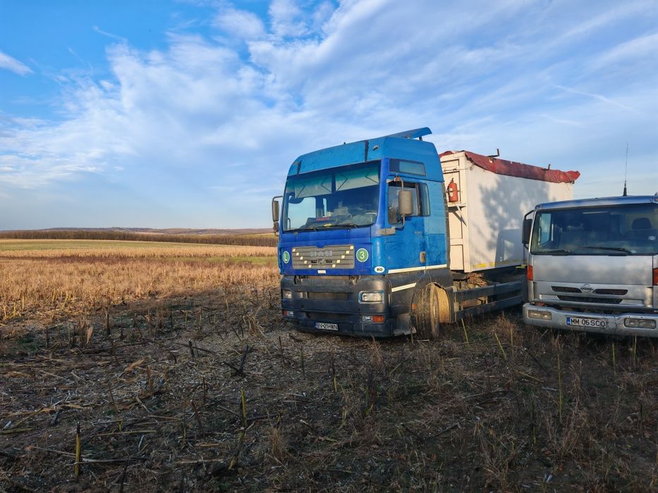 Camion Man tga transport cereale schimb cu îngrășăminte