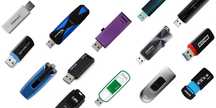 Флешки (USB) и карты памяти (micro SD) новые в упаковке с гарантией.