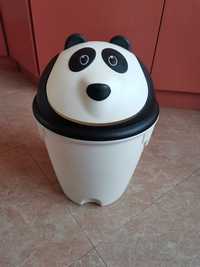 Детски кош за отпадъци с подвижен капак Панда