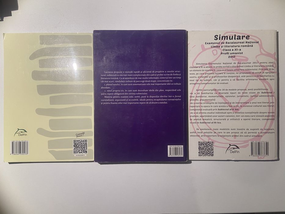 Set carti bac romana